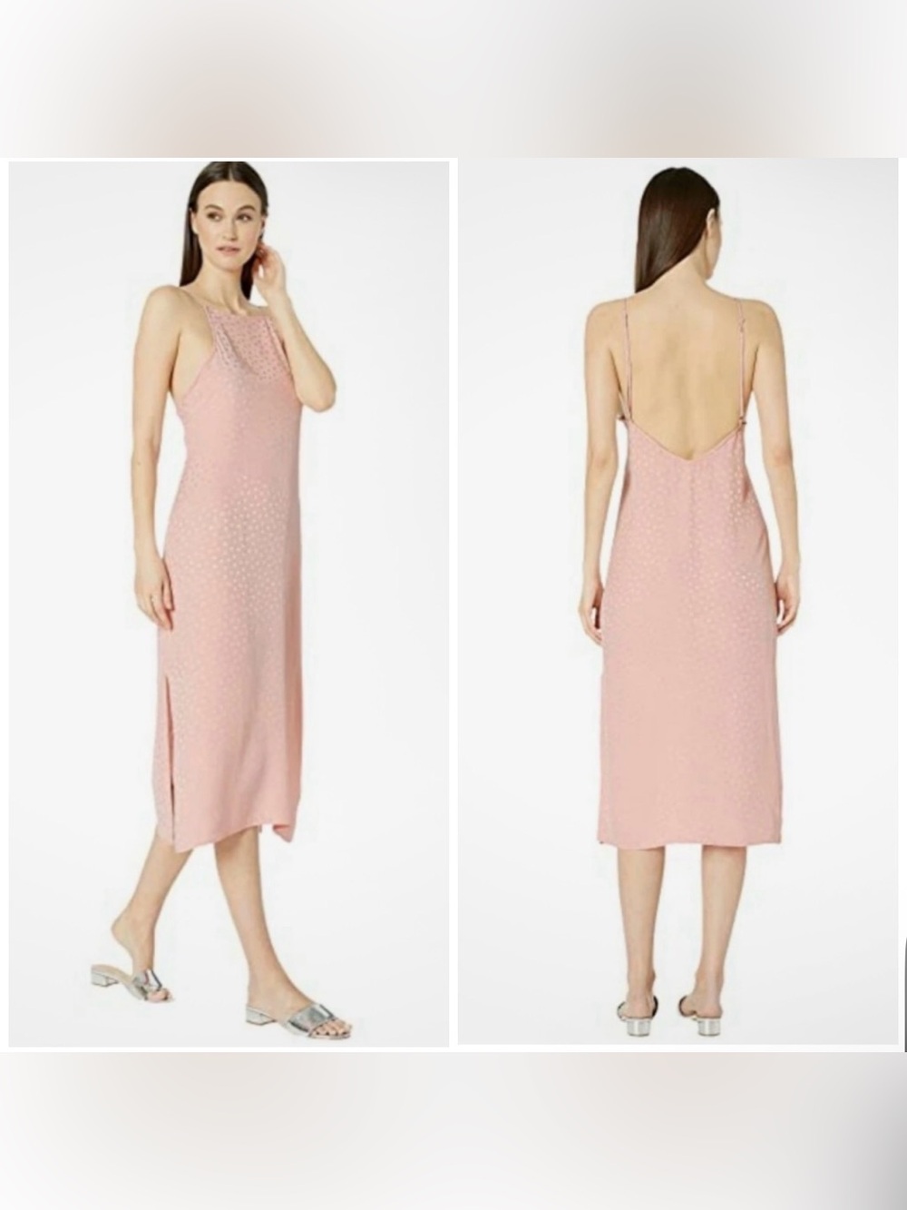 NWT Onia Melanie Triangle Cover-Up Dress Pink Small